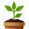 Icon representing plant and soil supply services